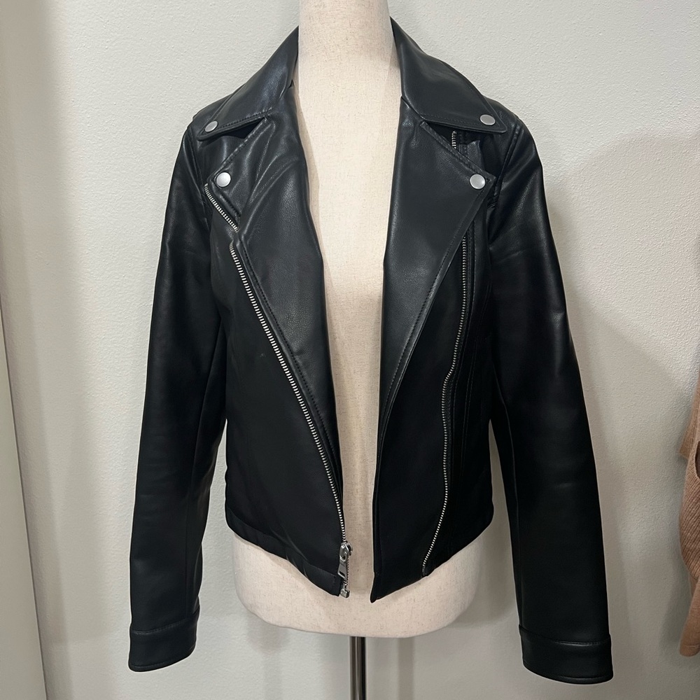 Express faux leather jacket